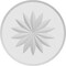 Ekena Millwork Standard Grayson Flower Rosette With Beveled Edge, 7"W x 7"H x 3/4"P ROSP070X070X075GRY10 - alternate 4